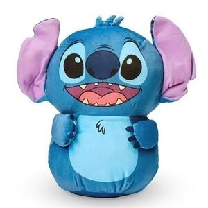 Blue and Purple Character Pillow